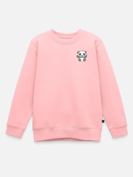 Panda - Kinder Premium Organic Sweatshirt - Rosa