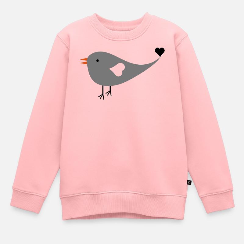 Spatz - Kinder Premium Organic Sweatshirt - Rosa