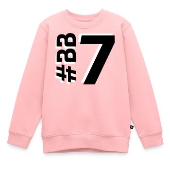 BB7-KARTON - Kinder Premium Organic Sweatshirt - Rosa - Vorne - AI Model Kid Female (0cm)