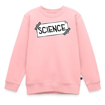 Déclaration scientifique : Déclaration sur l’éducation des nerds - Sweat Premium enfant bio - rose - Devant - AI Model Kid Female (0cm)