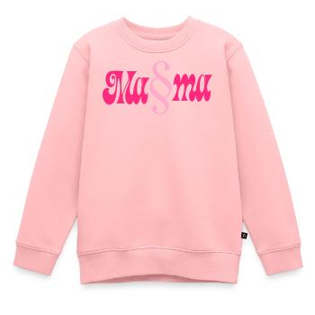 Lois sur les mères de loi - Sweat Premium enfant bio - rose - Devant - AI Model Kid Female (0cm)