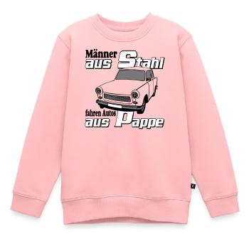  , DDR Kult , Männer aus.... (25) - Kinder Premium Organic Sweatshirt - Rosa - Vorne - AI Model Kid Female (0cm)