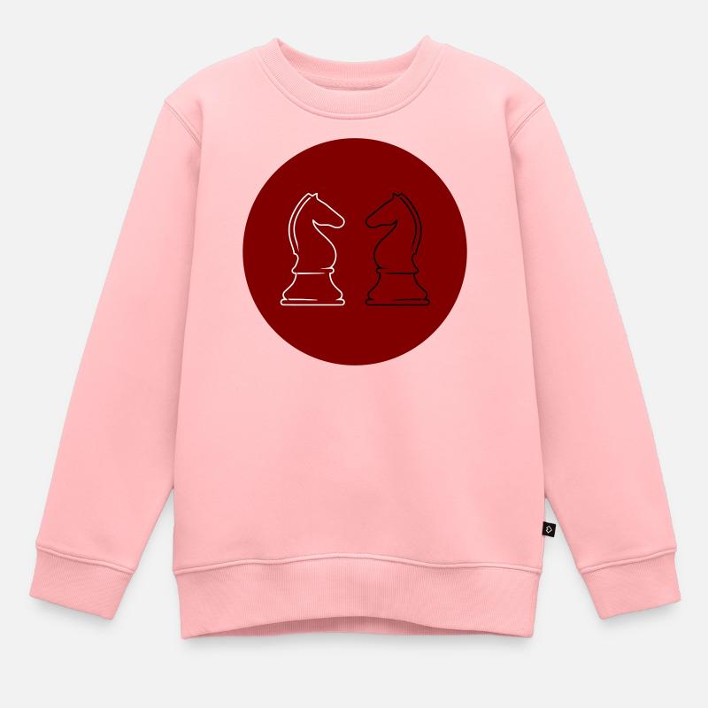 Échecs 2Springer - Sweat Premium enfant bio - rose