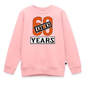60 years old present sixty - Kids Premium Organic Sweatshirt - rose - Front - AI Model Kid Female (0cm)