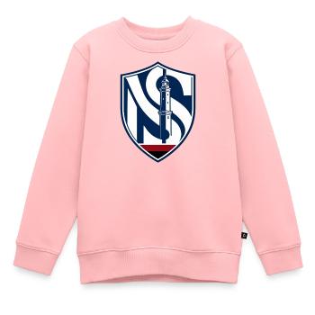 Leuchtturm in der Nacht - Kinder Premium Organic Sweatshirt - Rosa - Vorne - AI Model Kid Female (0cm)