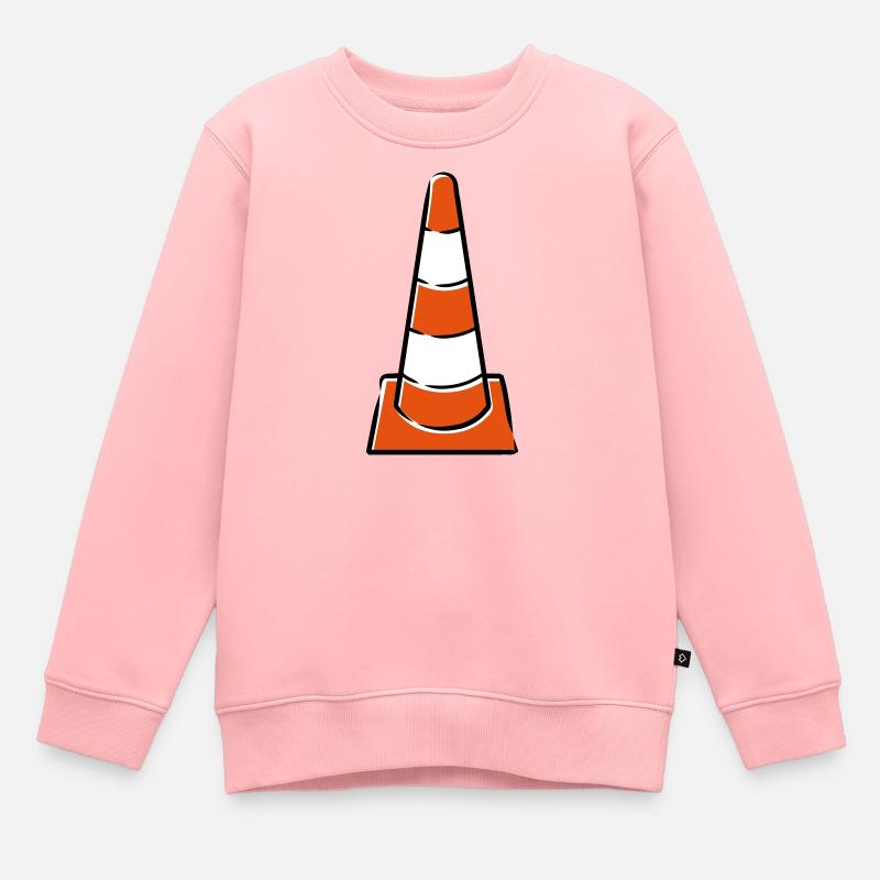 Chapeaux de construction - Sweat Premium enfant bio - rose
