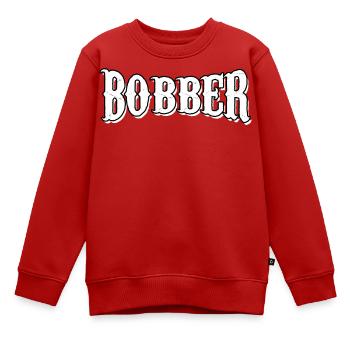 bobber chopper biker autocollant de croisière autocollant - Sweat Premium enfant bio - rouge - Devant - AI Model Kid Female (0cm)
