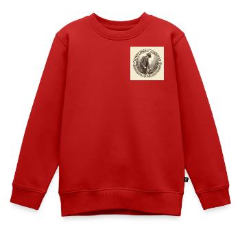 Gentleman Gardener - Kinder Premium Organic Sweatshirt - Rot - Vorne - AI Model Kid Female (0cm)