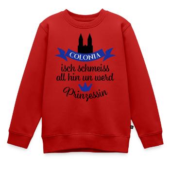 Kölner Karneval - Kinder Premium Organic Sweatshirt - Rot - Vorne - AI Model Kid Female (0cm)