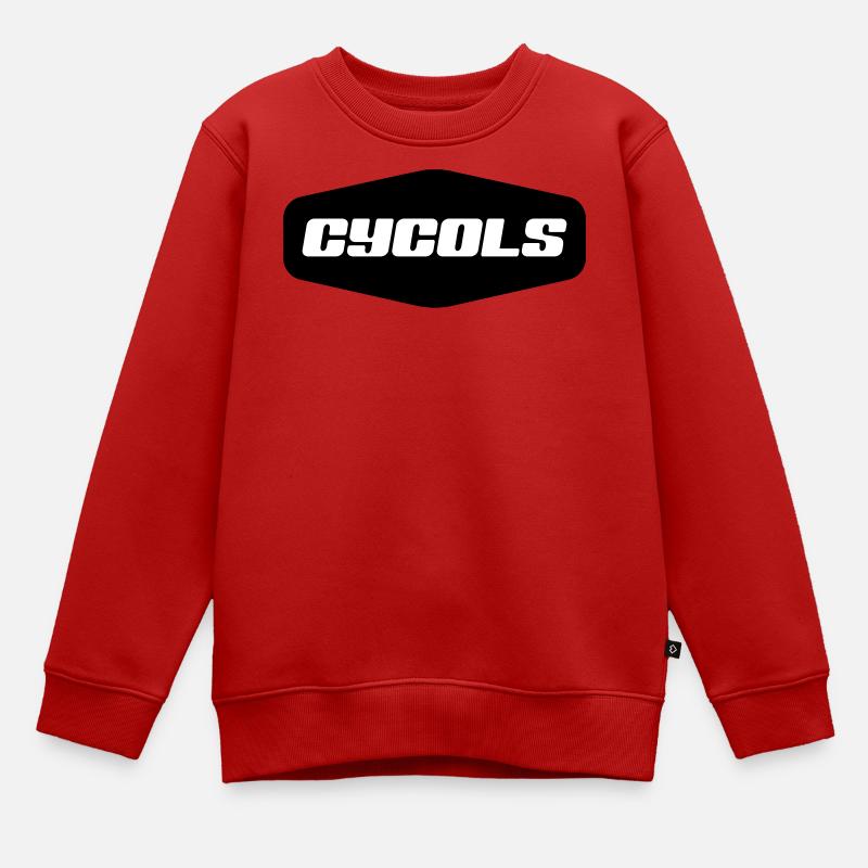 C Y C O L S - Kinder Premium Organic Sweatshirt - Rot