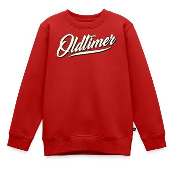 oldtimer geburtstag rost 60 50 shirt spruch tuner - Kinder Premium Organic Sweatshirt - Rot - Vorne - AI Model Kid Female (0cm)