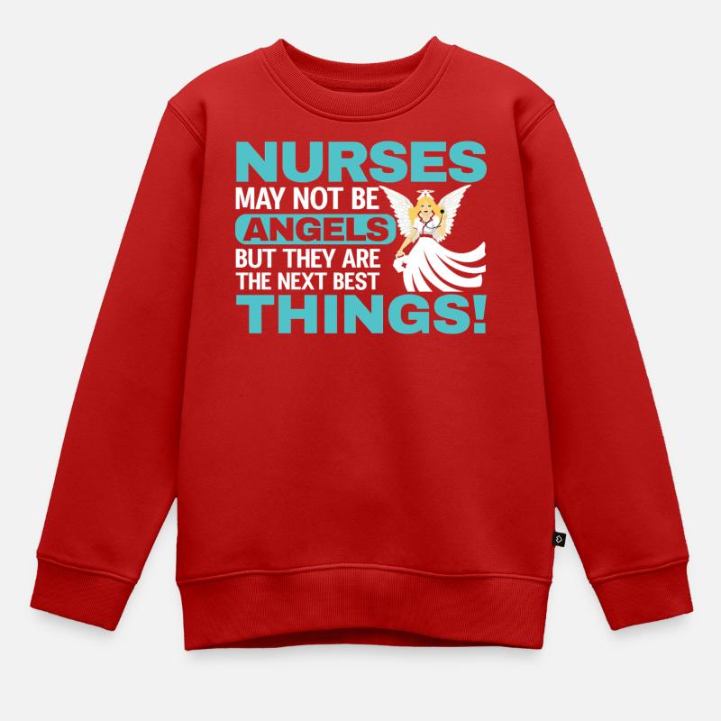 Krankenschwester - Kinder Premium Organic Sweatshirt - Rot