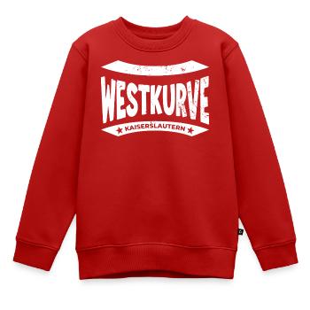 Kaiserslautern Stadion, Tasche, Socken, Tasse - Kinder Premium Organic Sweatshirt - Rot - Vorne - AI Model Kid Female (0cm)