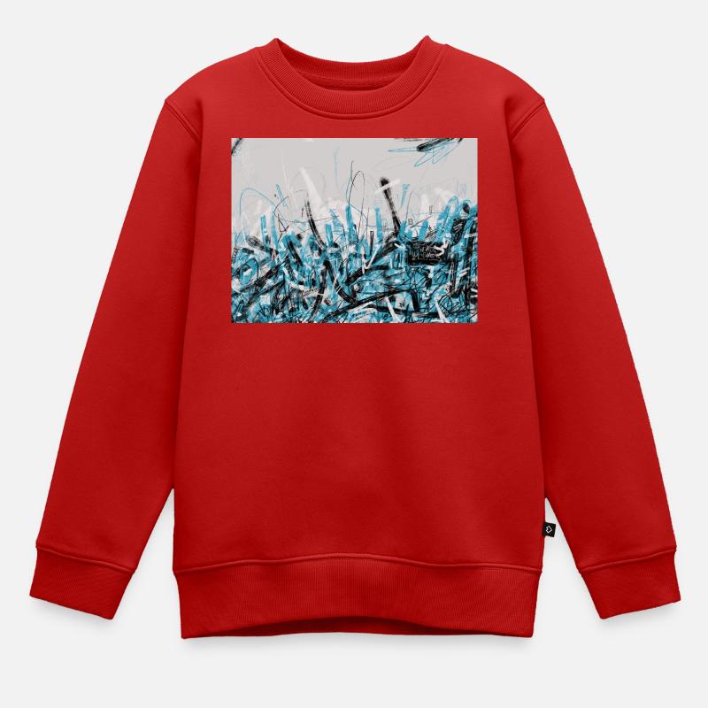Tag Without a Name - Sweat Premium enfant bio - rouge