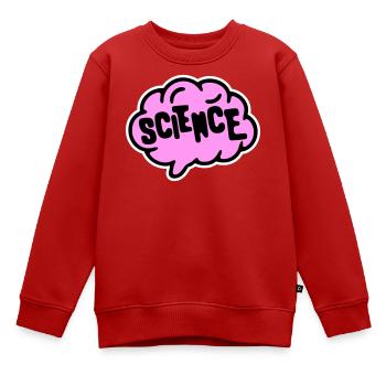 Déclaration scientifique : Déclaration sur l’éducation des nerds - Sweat Premium enfant bio - rouge - Devant - AI Model Kid Female (0cm)