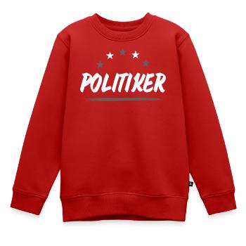 Politiker Beruf - Kinder Premium Organic Sweatshirt - Rot - Vorne - AI Model Kid Female (0cm)