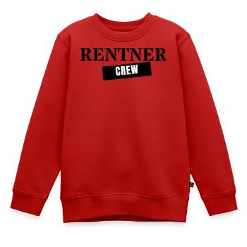 Équipage retraité - Équipe de cadeaux de retraite - Sweat Premium enfant bio - rouge - Devant - AI Model Kid Female (0cm)