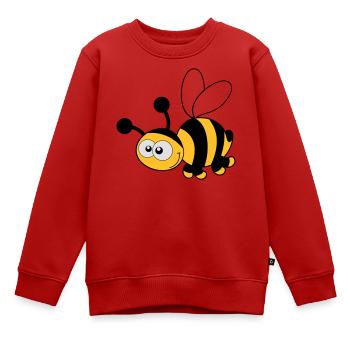 Biene - Bienchen - Sumis - Kinder Premium Organic Sweatshirt - Rot - Vorne - AI Model Kid Female (0cm)