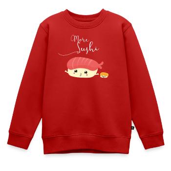 sushi team sister manga cute cosplay japan freunde - Kinder Premium Organic Sweatshirt - Rot - Vorne - AI Model Kid Female (0cm)
