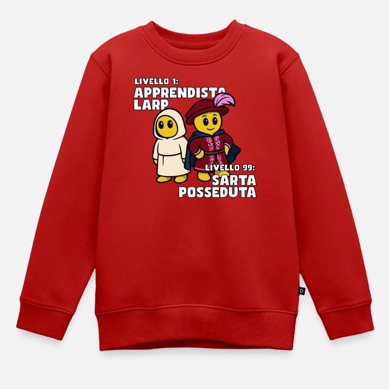 Besessene Schneiderin – LARP Evolution - Kinder Premium Organic Sweatshirt - Rot
