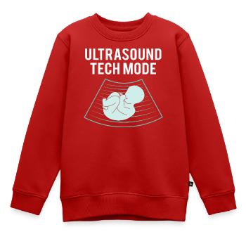 Technicien ultrasonique Technicien ultrasonore - Sweat Premium enfant bio - rouge - Devant - AI Model Kid Female (0cm)
