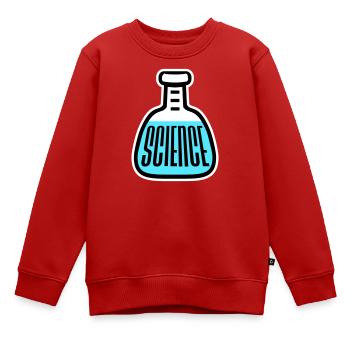 Déclaration scientifique : Déclaration sur l’éducation des nerds - Sweat Premium enfant bio - rouge - Devant - AI Model Kid Female (0cm)