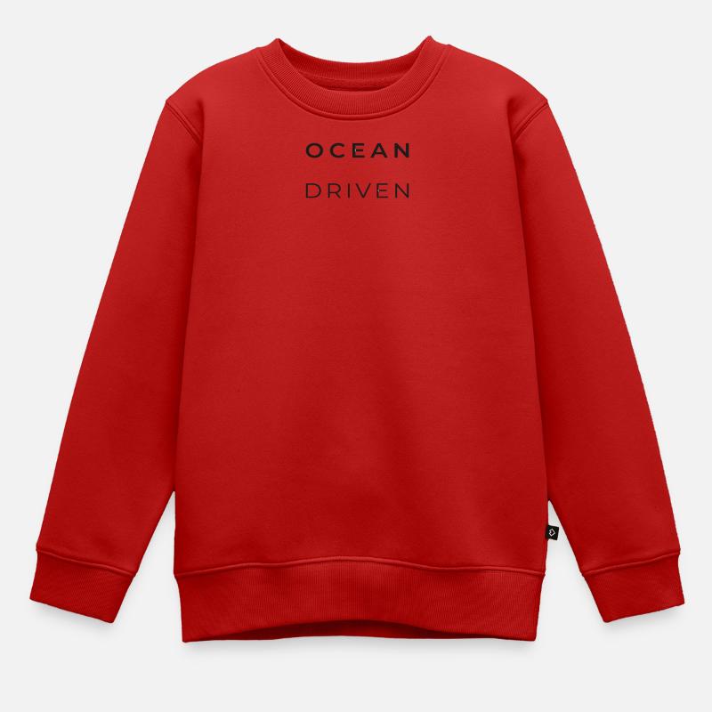 OCEAN DRIVER - Sweat Premium enfant bio - rouge