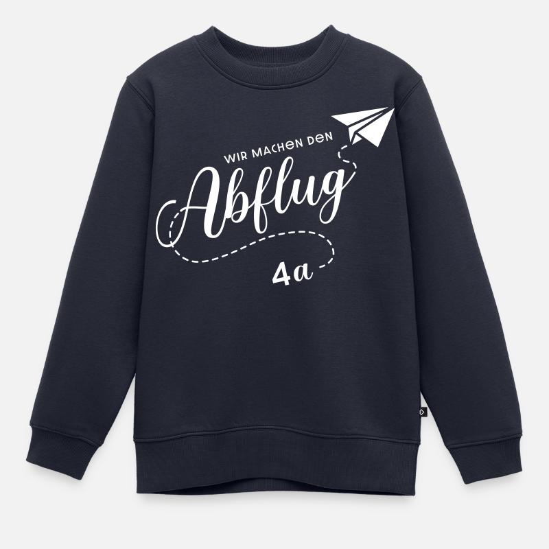 Abschlussklasse 4a - Kinder Premium Organic Sweatshirt - Navy