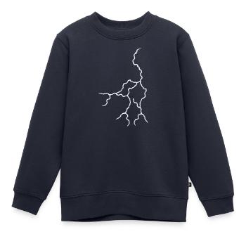 Blitz - Kinder Premium Organic Sweatshirt - Navy - Vorne - AI Model Kid Female (0cm)