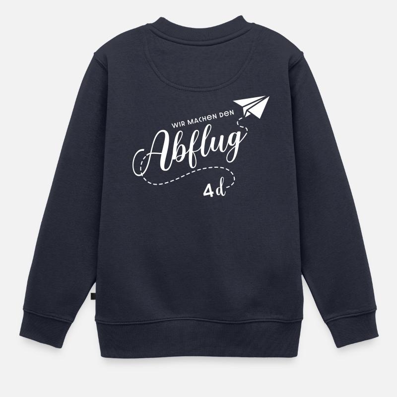 Abschlussklasse 4d - Kinder Premium Organic Sweatshirt - Navy