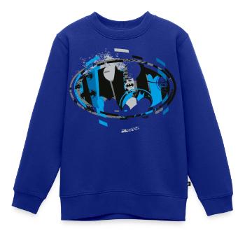 Batman Logo Blue - Kinder Premium Organic Sweatshirt - Royalblau - Vorne - AI Model Kid Female (0cm)