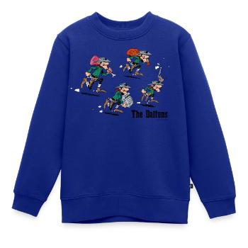 Lucky Luke Dalton Brüder The Daltons - Kinder Premium Organic Sweatshirt - Royalblau - Vorne - AI Model Kid Female (0cm)