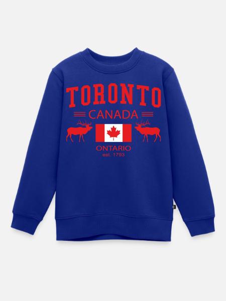 Toronto - Kinder Premium Organic Sweatshirt - Royalblau