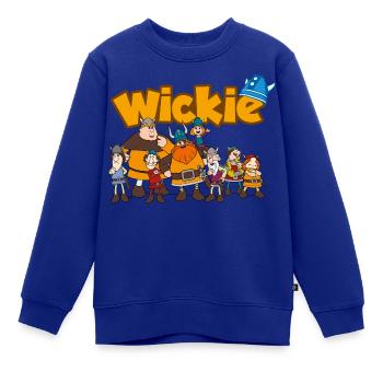 Wickie Und Die Starken Männer Mit Den Wikingern - Kinder Premium Organic Sweatshirt - Royalblau - Vorne - AI Model Kid Female (0cm)