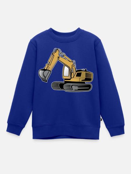 Bagger - Kinder Premium Organic Sweatshirt - Royalblau