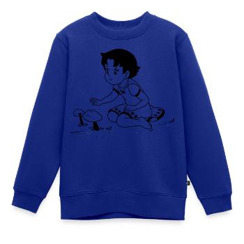 Heidi Auf Wiese - Kinder Premium Organic Sweatshirt - Royalblau - Vorne - AI Model Kid Female (0cm)
