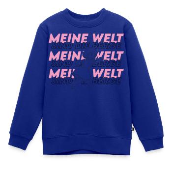 Heidi Meine Welt - Kinder Premium Organic Sweatshirt - Royalblau - Vorne - AI Model Kid Female (0cm)