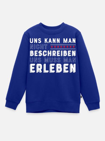 Freunde für immer - Kinder Premium Organic Sweatshirt - Royalblau