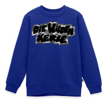 Die Wilden Kerle Camouflage Schwarz Weiß - Kinder Premium Organic Sweatshirt - Royalblau - Vorne - AI Model Kid Female (0cm)