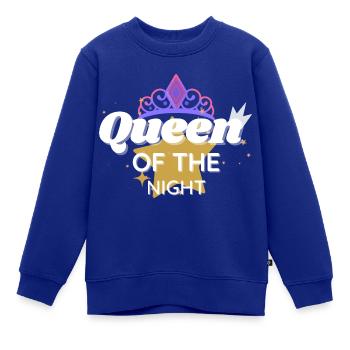 Königin des Nachtkindes - Kinder Premium Organic Sweatshirt - Royalblau - Vorne - AI Model Kid Female (0cm)