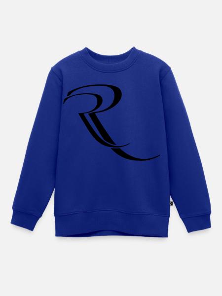 RR-Schriftzug - Kinder Premium Organic Sweatshirt - Royalblau