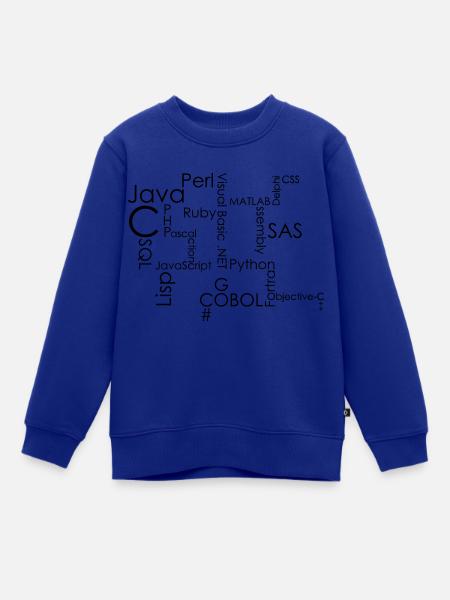Programmiersprache - Kinder Premium Organic Sweatshirt - Royalblau