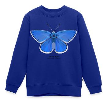 Adonis Blue - Kinder Premium Organic Sweatshirt - Royalblau - Vorne - AI Model Kid Female (0cm)