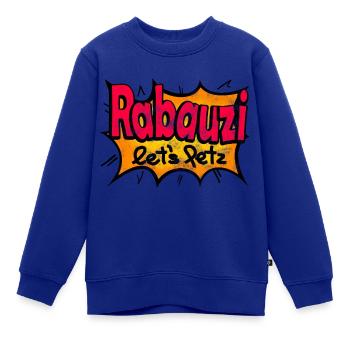 Rabauzi lets fetz wild Kind - Kinder Premium Organic Sweatshirt - Royalblau - Vorne - AI Model Kid Female (0cm)