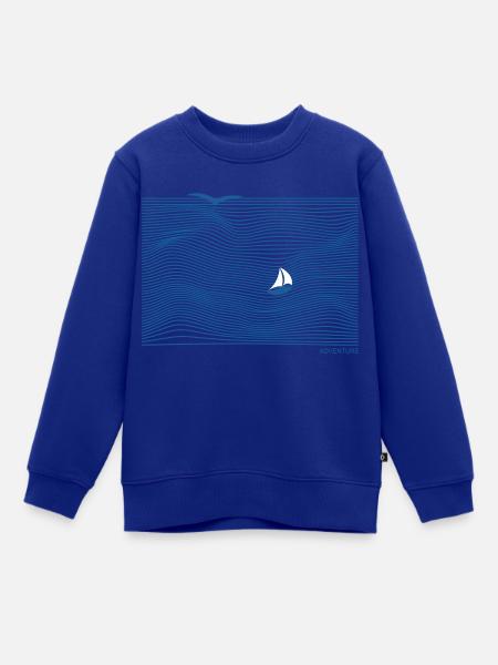 Abenteuer - Kinder Premium Organic Sweatshirt - Royalblau