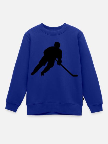 Eishockey - Kinder Premium Organic Sweatshirt - Royalblau