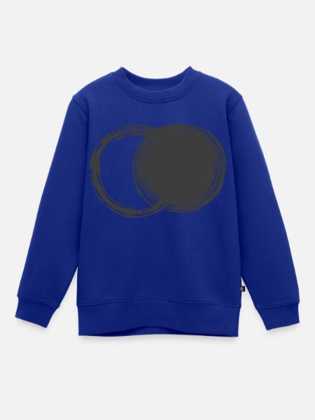 Geometrie - Kinder Premium Organic Sweatshirt - Royalblau