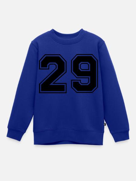 29 - Kinder Premium Organic Sweatshirt - Royalblau