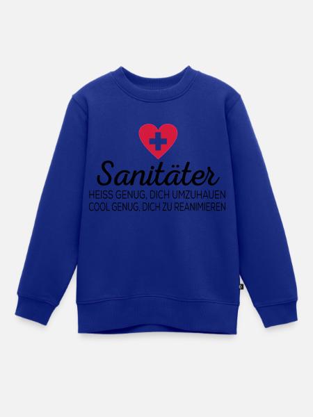 Sanitäter - Kinder Premium Organic Sweatshirt - Royalblau