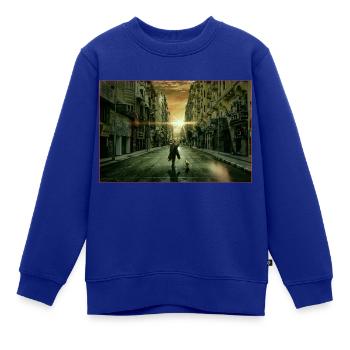 You never walk alone - Kinder Premium Organic Sweatshirt - Royalblau - Vorne - AI Model Kid Female (0cm)